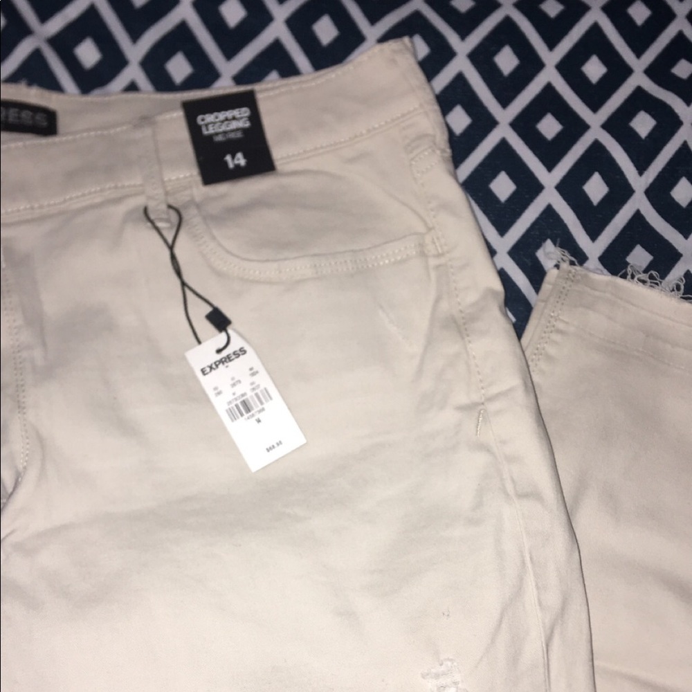 Express Cropped Legging Mid Rise Jean